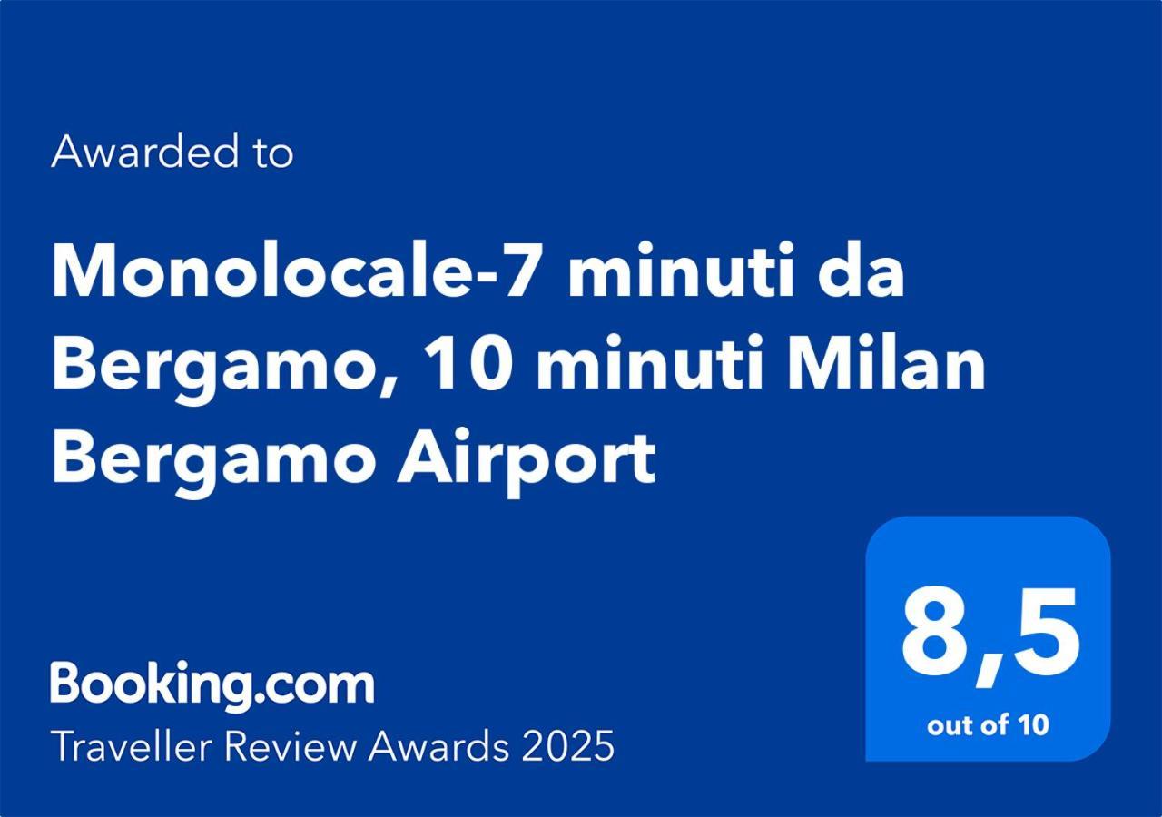 Monolocale-7 Minuti Da Bergamo, 10 Minuti Milan Bergamo Airport Leilighet Gorle Eksteriør bilde